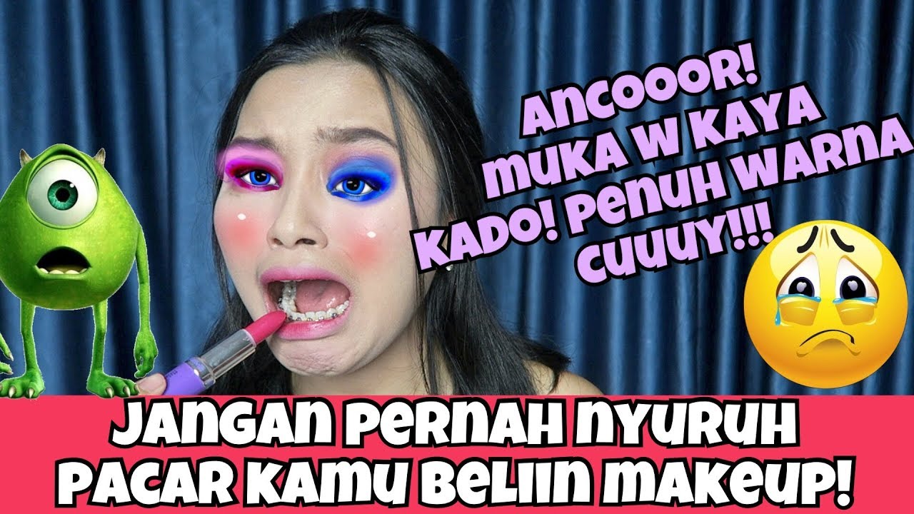 DIPILIHIN MAKEUP SAMA AA UTAP!! ANCUR BET DAH ANCUR! | Indira Kalistha