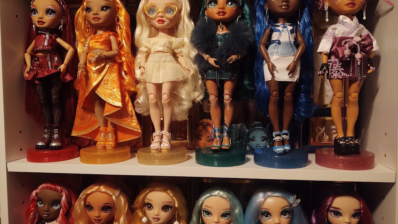 Ranking my top 10 favorite Rainbow High dolls!!! ❤️💜🧡💛