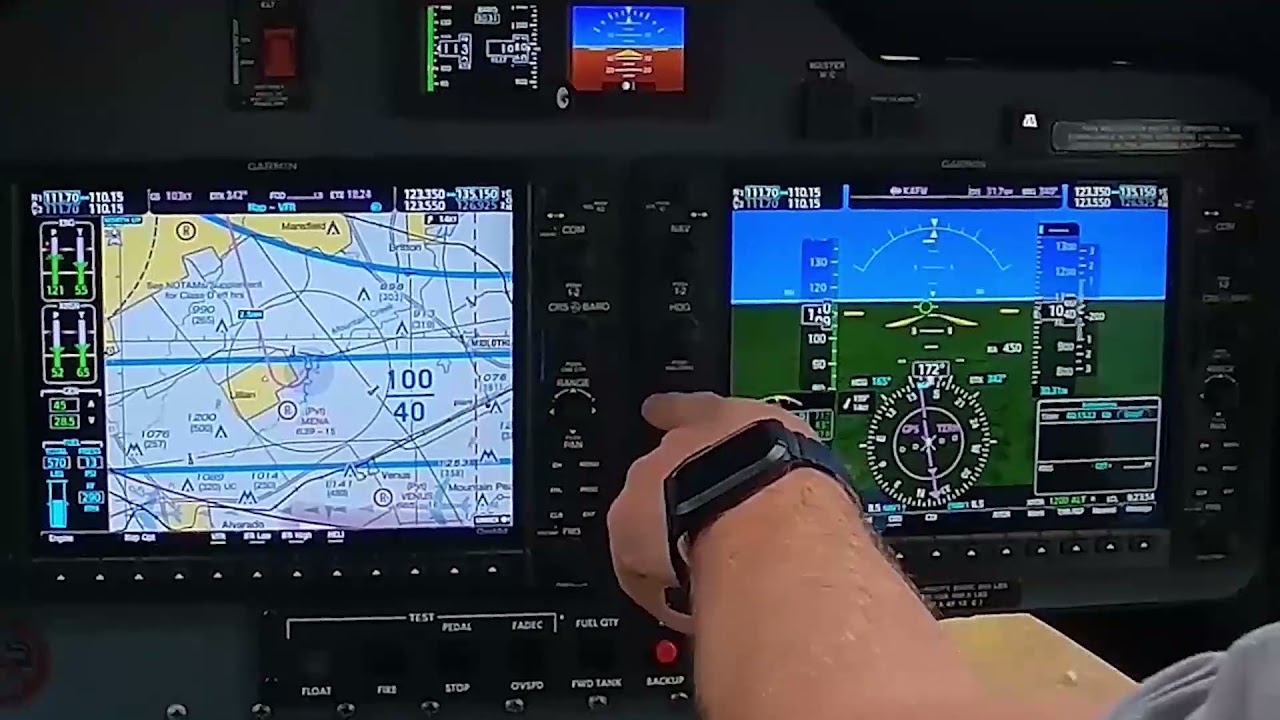Bell 407 G1000 NXi, Shooting an Approach-demo