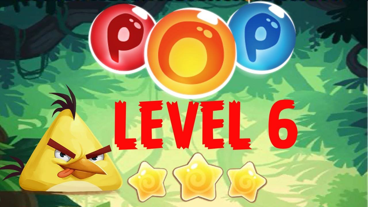 Angry Birds POP Bubble Shooter (Stella POP) - Level 6
