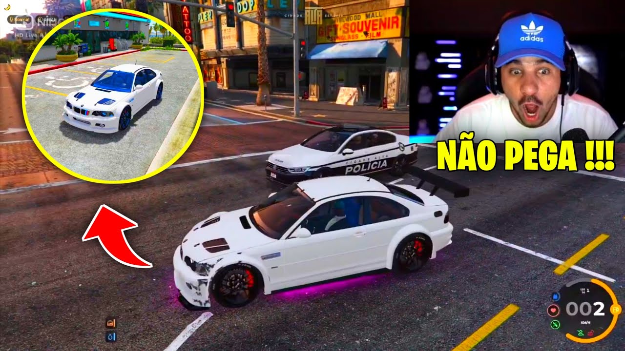 PIUZINHO TESTANDO O MELHOR CARRO DO CDA !!!