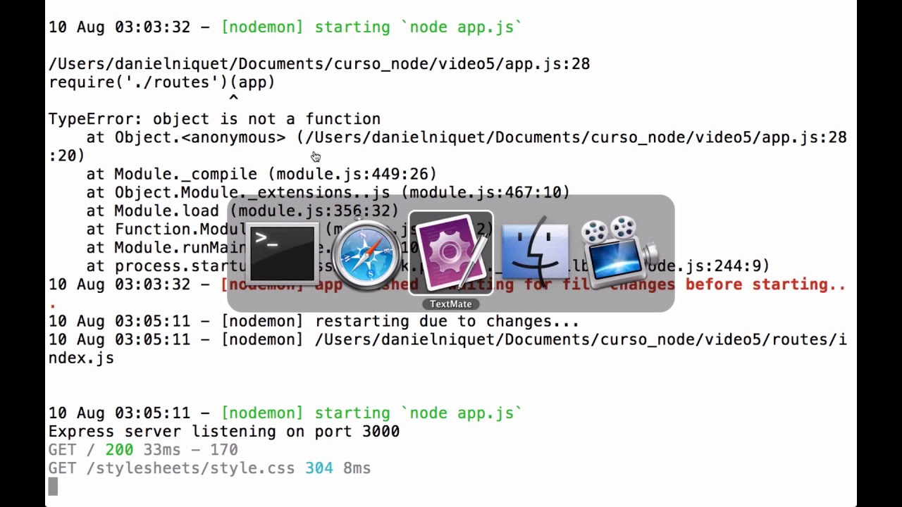 Trabajando Node JS con bases de datos MongoDB