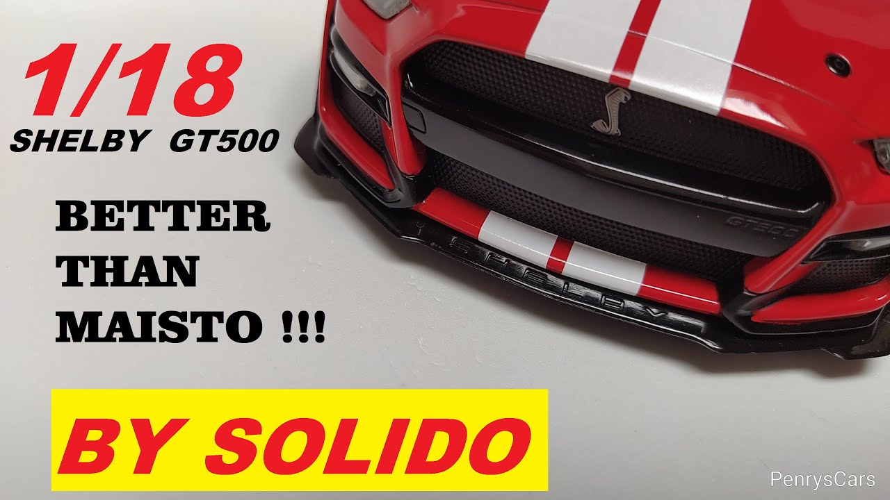 Unboxing & Review 2020 Shelby GT500  1/18 Scale by Solido.
