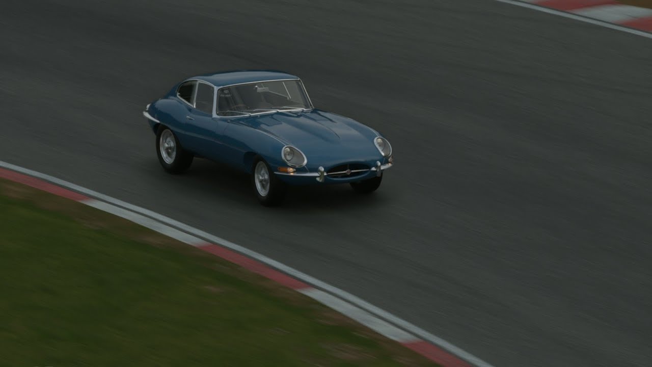 Legend car test drive  Jaguar E-type Coupe '61
