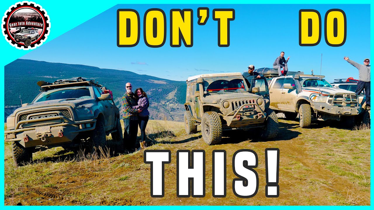 4x4 Off road Overland Adventure Gone Wrong !? - Exploring British Columbia Canada In lifted Trucks