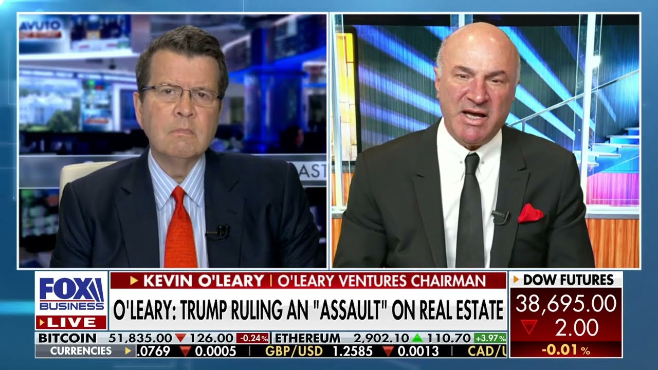 'Shark Tank' Investor Kevin O'Leary Says New York Is a  'Loser' after Trump $355M Lawfare Witch Hunt