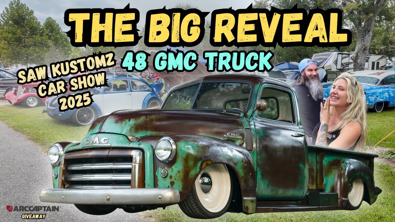 Грандиозное открытие: пикап GMC 1948 года на автосалоне SAW Kustomz и розыгрыше призов