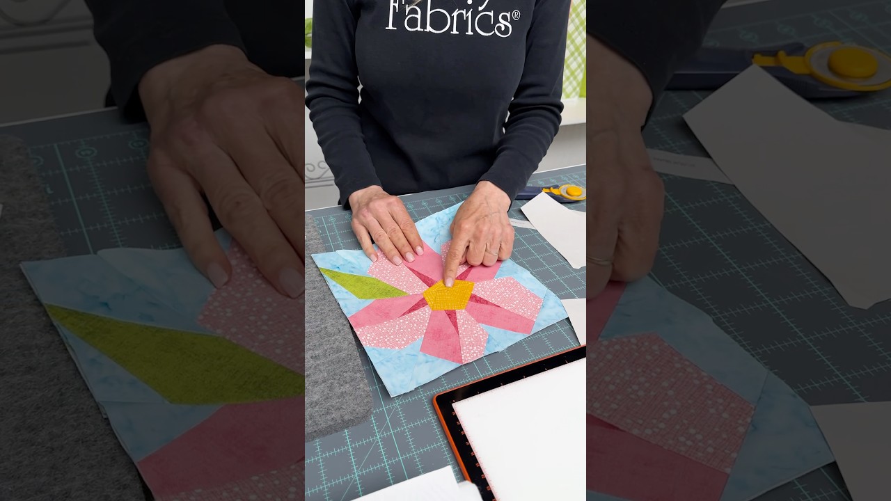 Набор для лоскутного шитья Foundation Paper Piecing, серия 4 - май, представляет собой красивый, ...