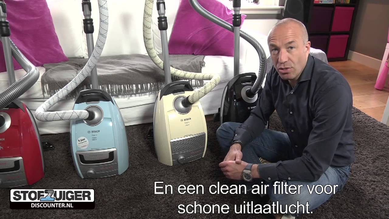 Bosch Free stofzuiger in vier kleuren! Bosch BSGL serie met 5 jaar motorgarantie