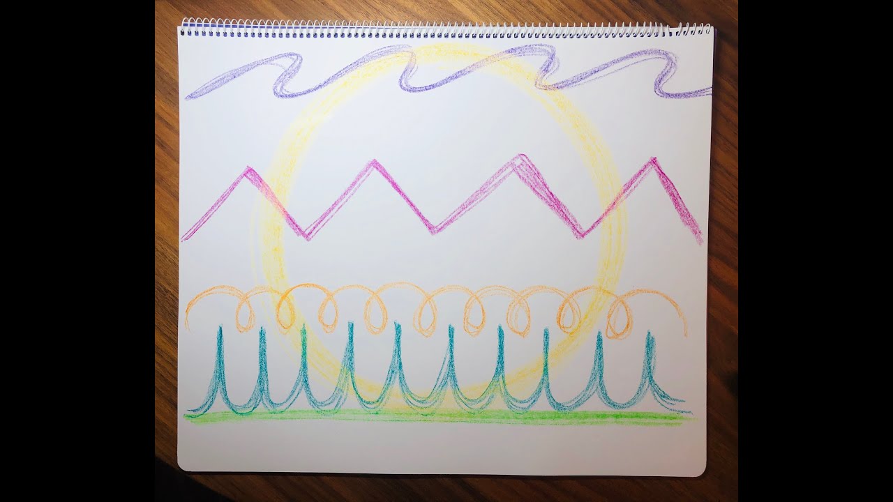 First Grade Form Drawing #5 a Spring Story