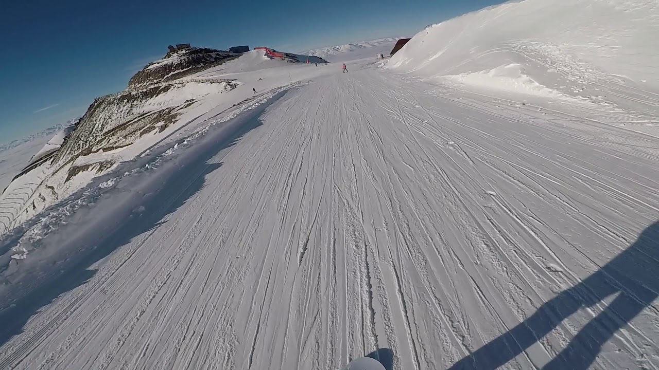 Turkiye Erzurum Palandöken Non Stop Full Run Snowboarding 3140h -2255h to 12km