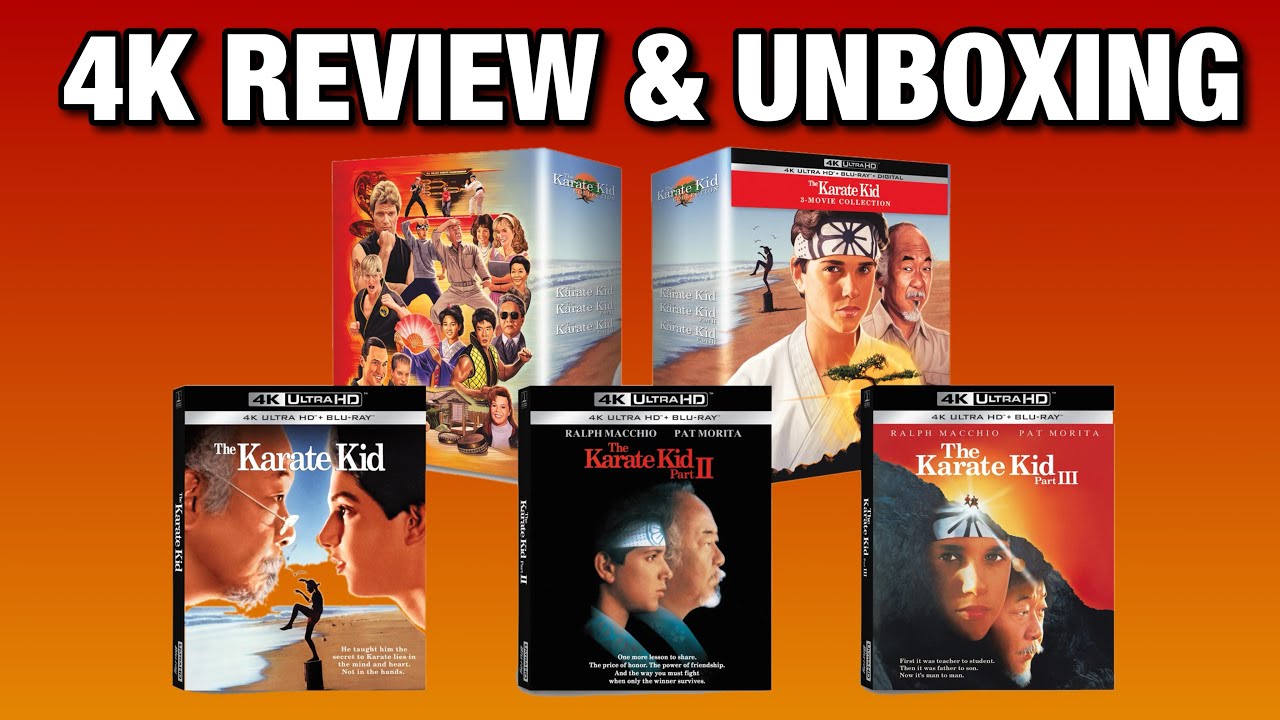 THE KARATE KID 4K UHD BLU-RAY COLLECTION REVIEW & UNBOXING | PART 2 & 3 ON 4K!!