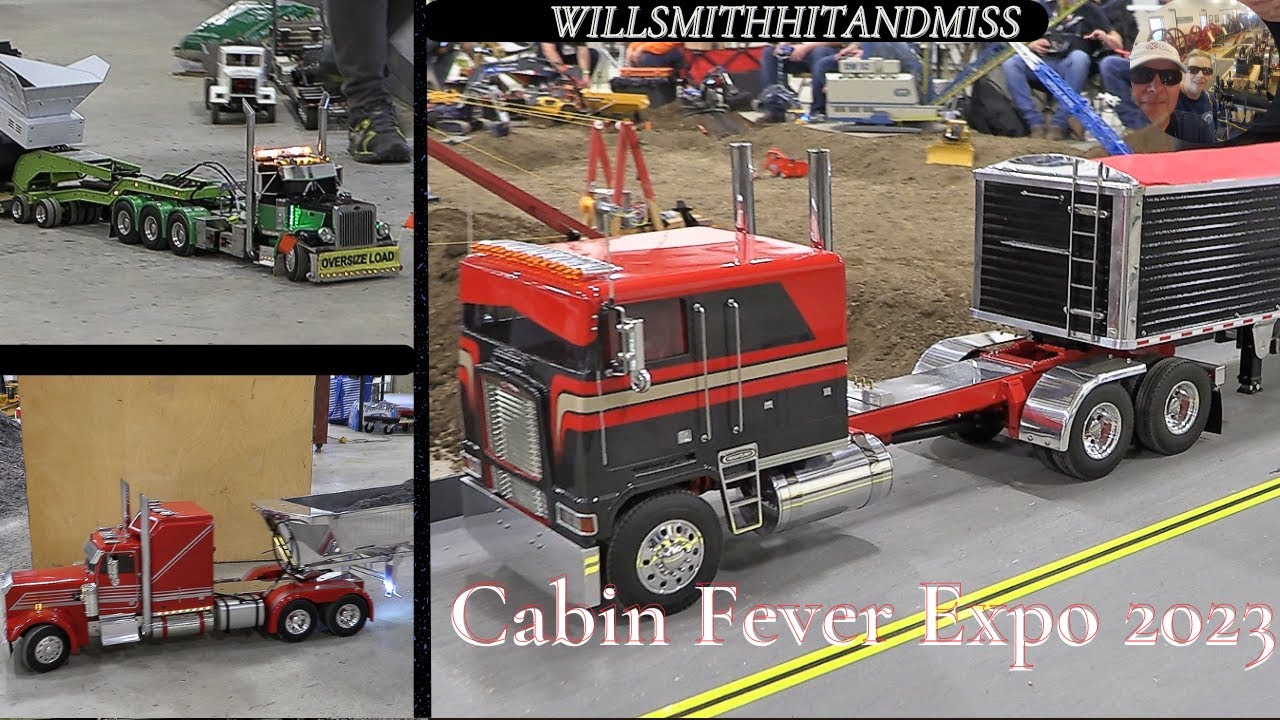 Cabin Fever Model Expo, RC Custom Semi Trucks 2023