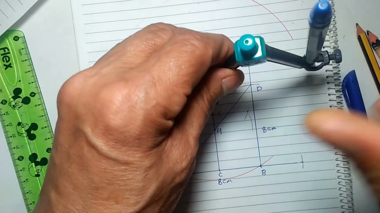 درس (57) طريقه عمل الأشكال الهندسية بمعلوميه طول الضلع