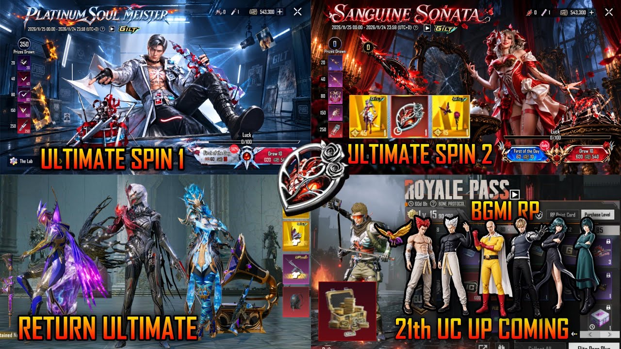 Next Ultimate Set | Dp28 Upgrade | Return Ultimate | Prize Path Release Date | UC Up Coming Bgmi