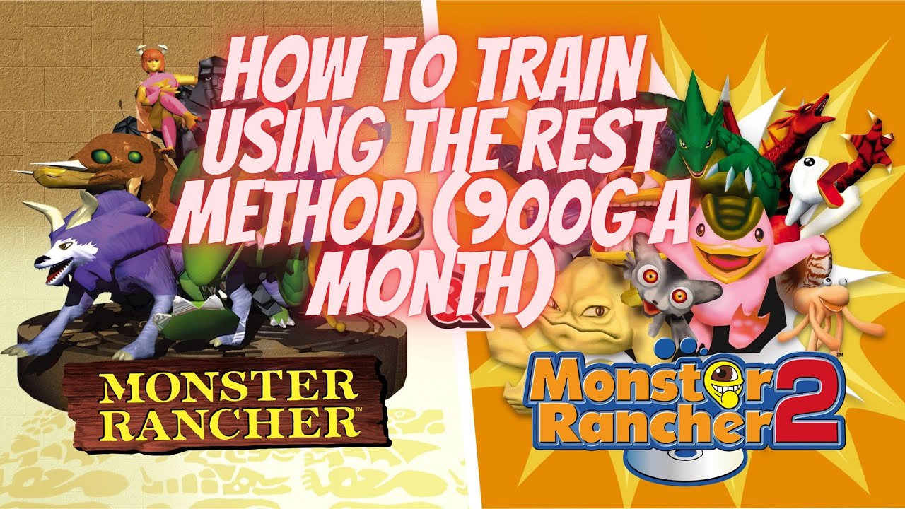 Monster Rancher 2 DX Как тренироваться по методу отдыха всего за 900 в месяц