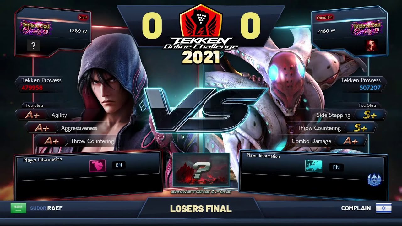 Raef (Jin) vs. Complain (Yoshimitsu/Feng) - TOC 2021 Middle East Masters: Losers Finals
