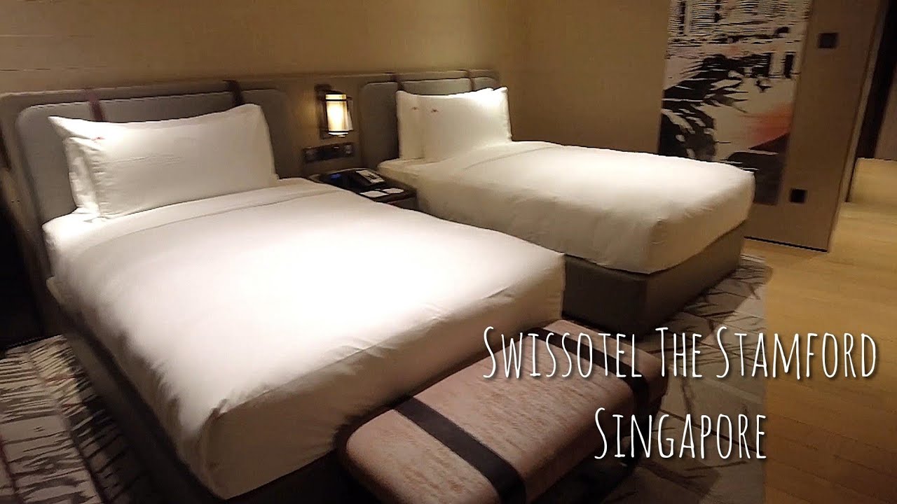 Swissotel The Stamford Singapore Hotel Swiss Harbour View Double Room 스위소텔 스탬포드 스위스 하버뷰 더블룸