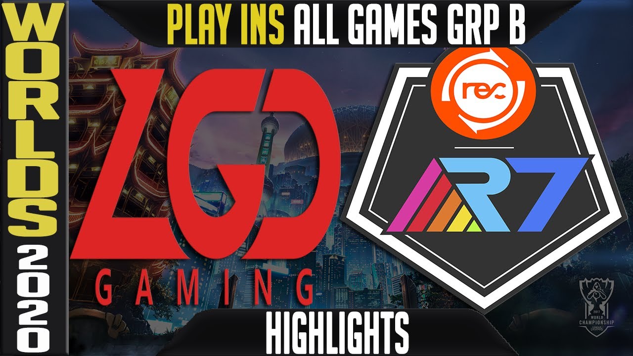 LGD vs R7 Highlights ALL GAMES | Worlds 2020 Play Ins Semifinals Group B | LGD Gaming vs Rainbow7