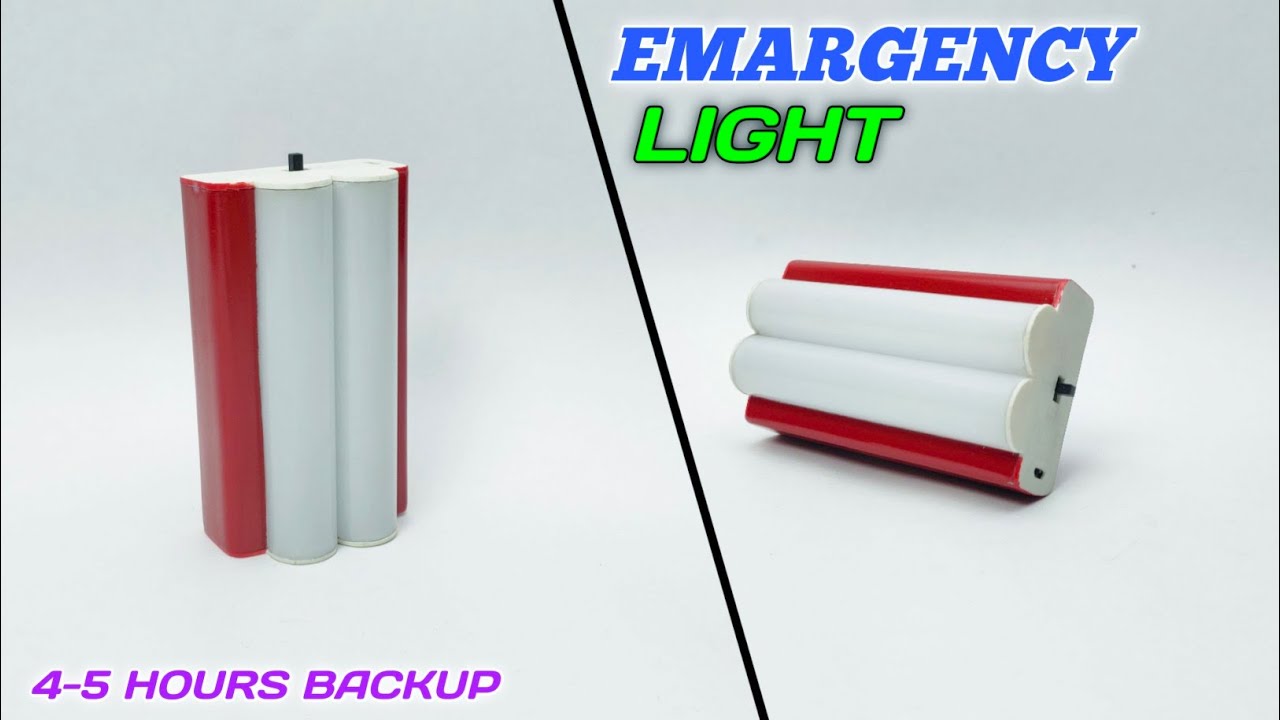 How To Make Emergency Light At Home || Using PVC Pipe.... 4-5 Hours Backup....