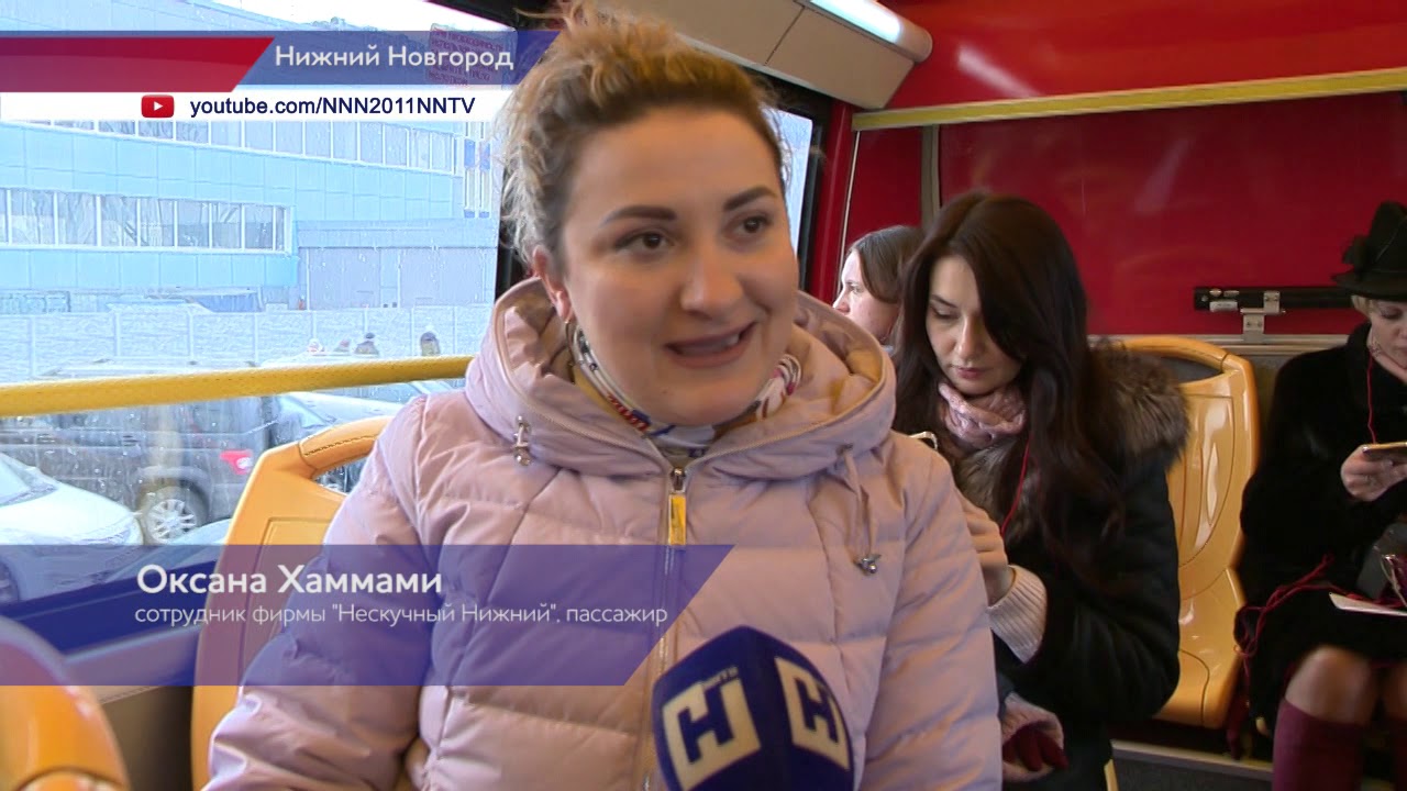 Двухэтажный экскурсионный автобус принял на борт нижегородских журналистов