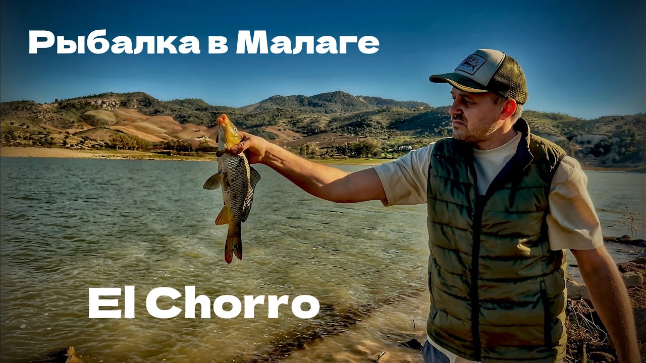 Порыбачил и пожарил рыбку прям на озере . Водохранилище Embalse Conde de Guadalhorce (El Chorro )