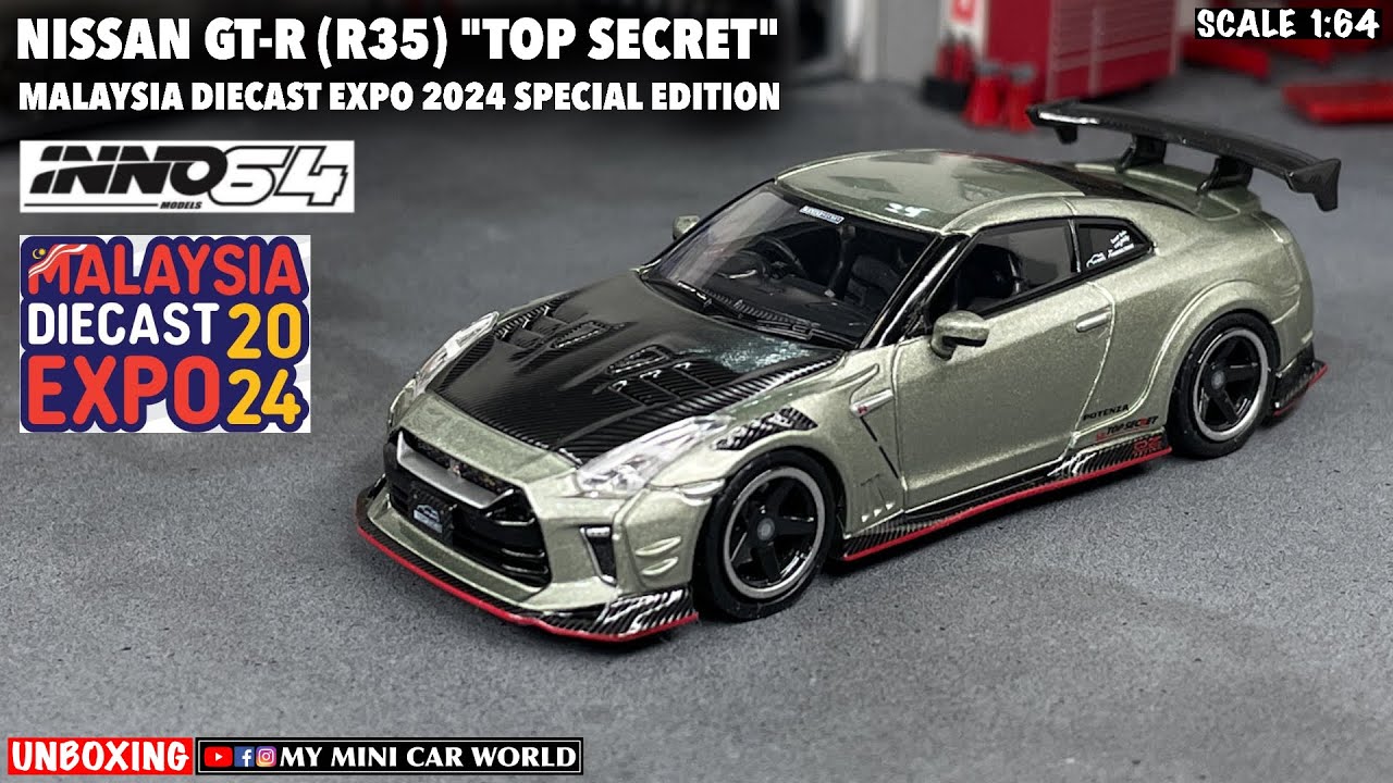 『MY MINI CA MR WORLD』UNBOXING INNO64 NISSAN GT-R (R35) “TOP SECRET” - MDX 2024 SPECIAL EDITION