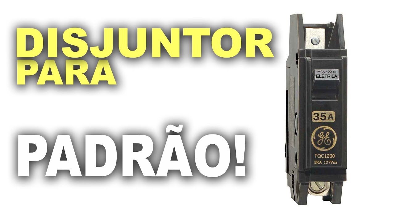 Disjuntor para medidor de energia! Padrão!