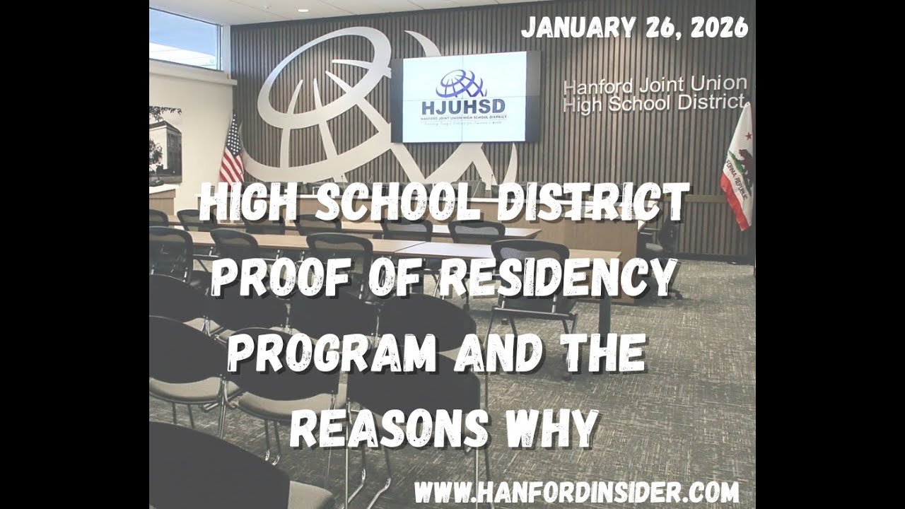 Hanford Insider Podcast - January 26, 2026