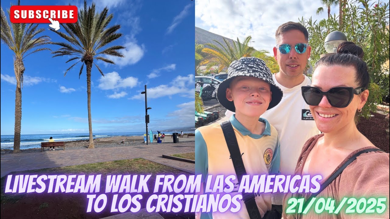Walk With Us From Las Americas To Los Cristianos 💚🤩