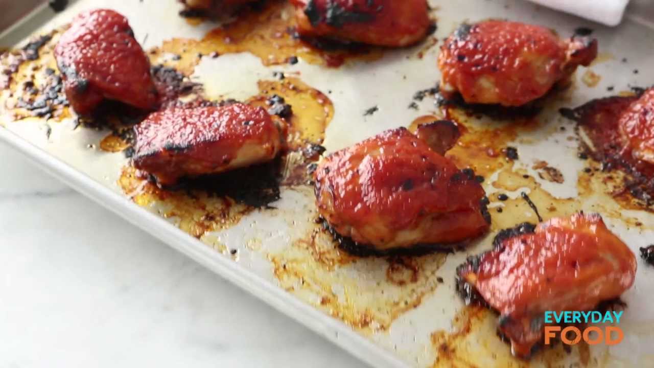Sticky Orange-Glazed Chicken Thighs | Everyday Food with Sarah Carey
