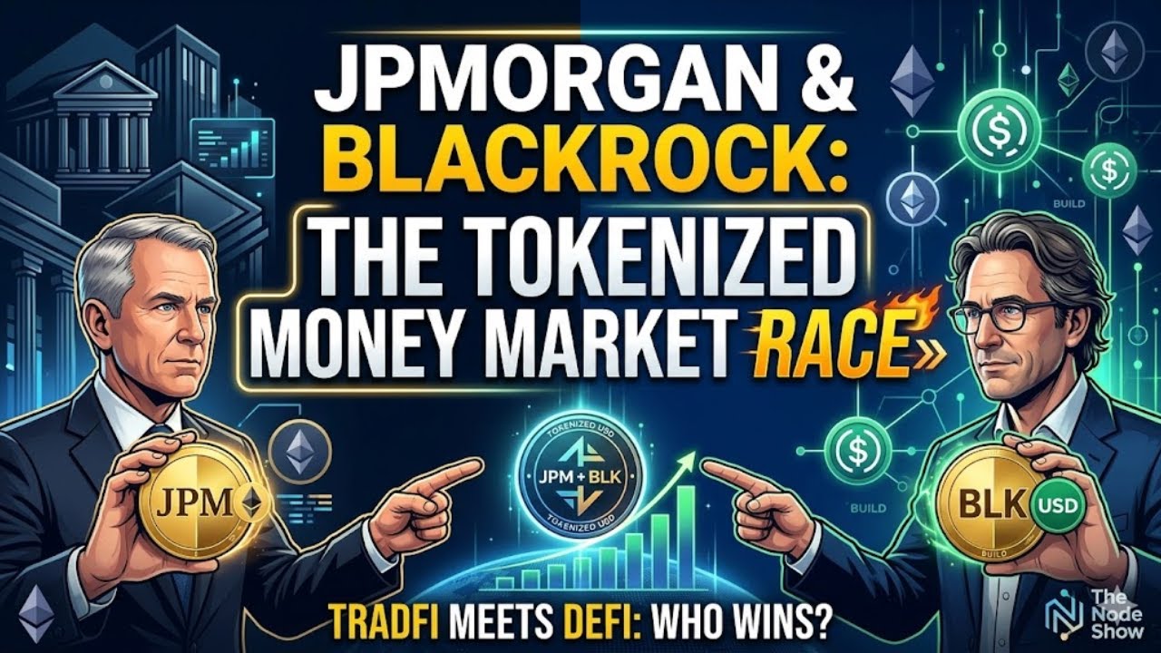 JPMorgan и BlackRock: Гонка токенизированных денежных рынков