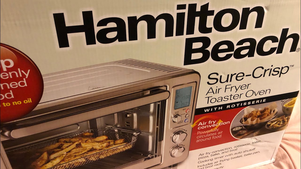 HAMILTON BEACH AIR FRYER TOASTER OVEN SPANISH REVIEW | UNBOXING