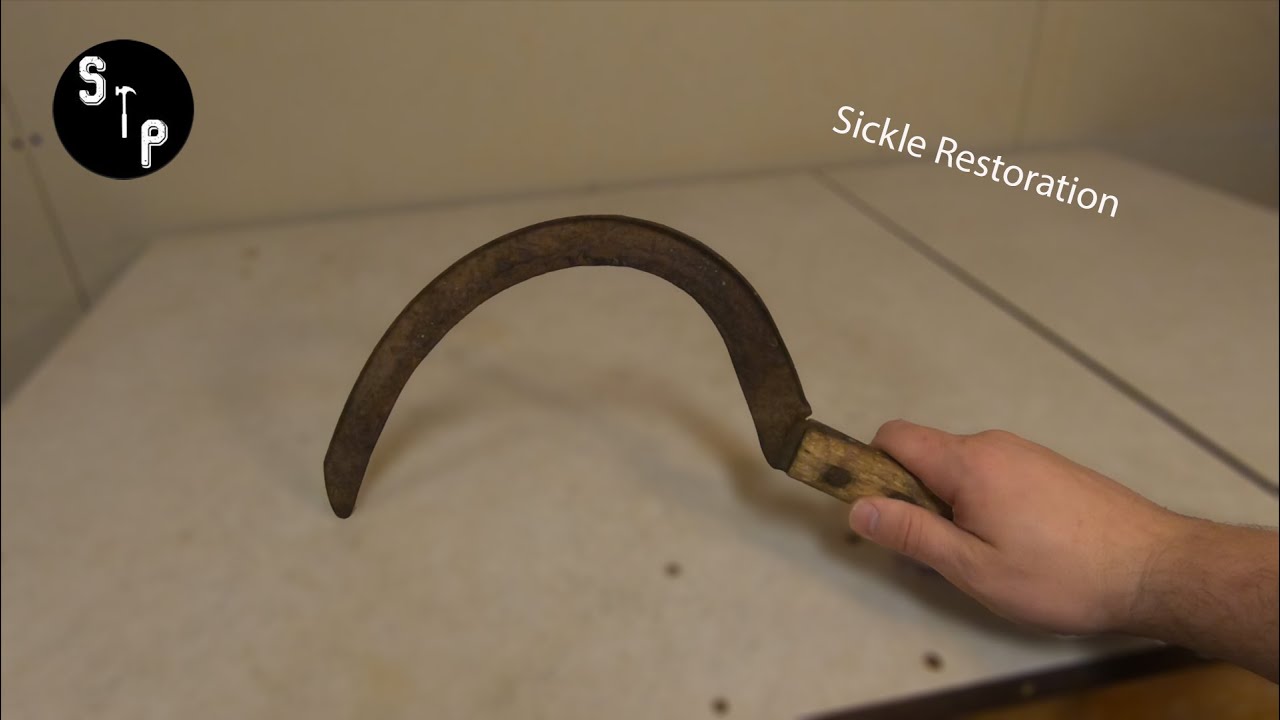 Very Rusty Old Sickle Restoration