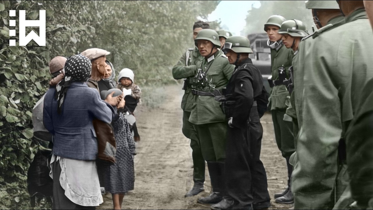 Poprava nacistů za masakr 204 Pol&aacute;ků &ndash; těžk&eacute; sledovat