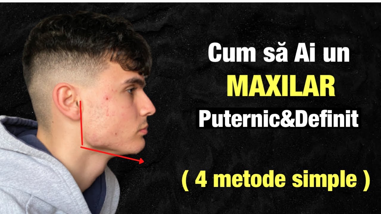 Cum să ai un MAXILAR Puternic & Definit | 4 Metode Simple