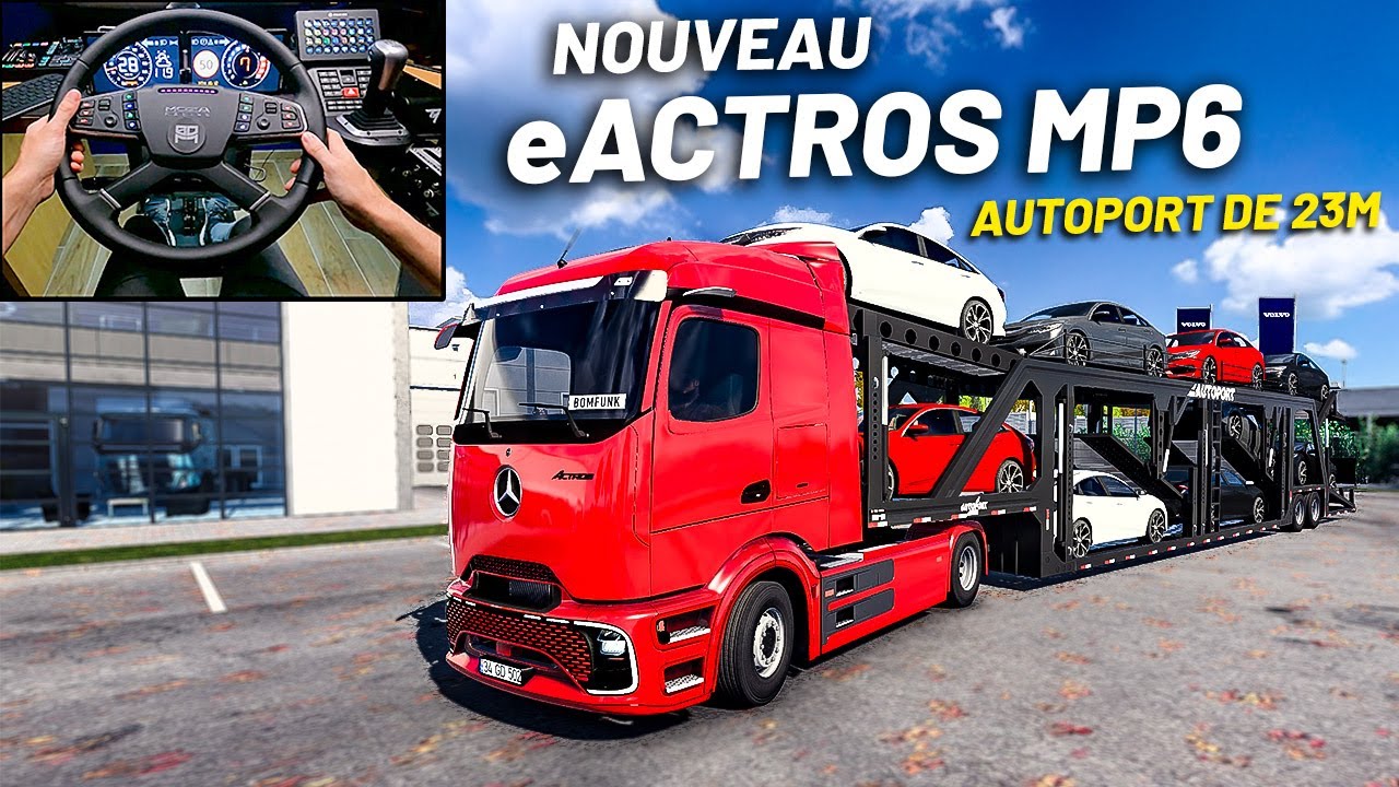 🚨LIVRAISON EN MERCEDES eACTROS MP6 (Euro Truck Simulator 2/ETS2)