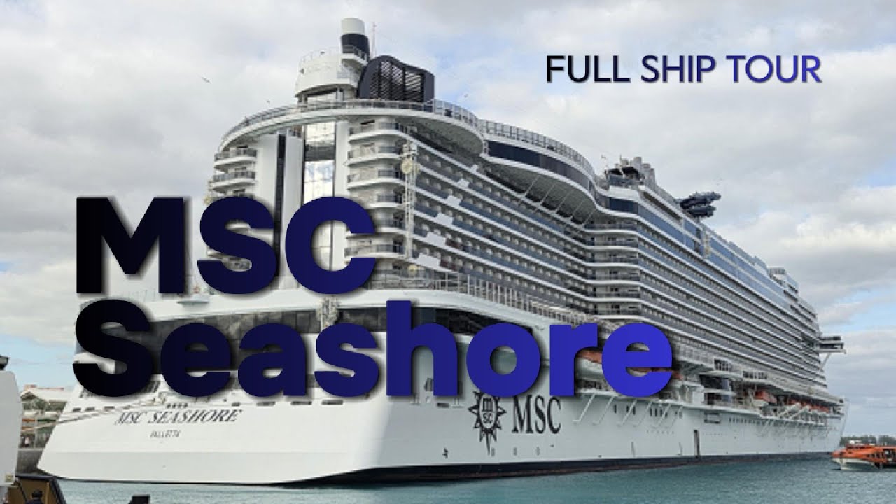 MSC SEASHORE Full Ship Tour | Best Food, Stunning Atrium, Thermal Spa, Kids Areas & More!