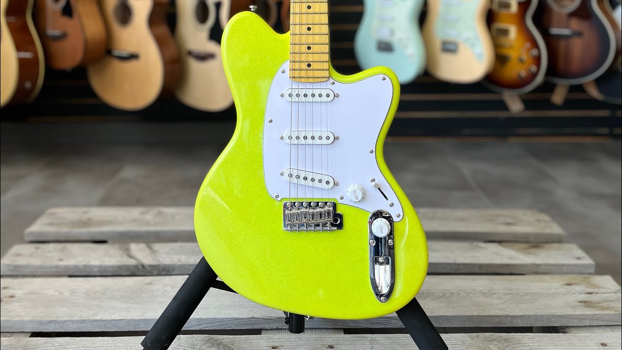 Ibanez YY10-SGS Yvette Young Signature 2020 - Slime Green Sparkle