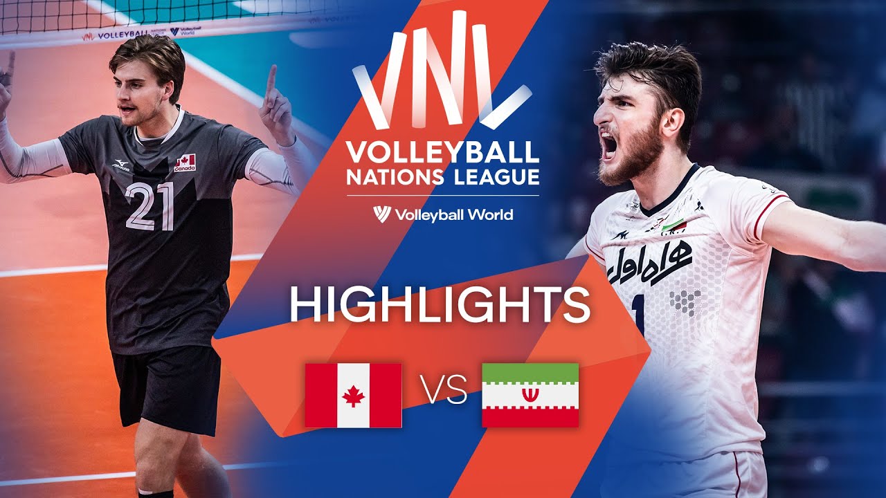 🇨🇦 CAN vs. 🇮🇷 IRI - Highlights Week 2 | Men's VNL 2022