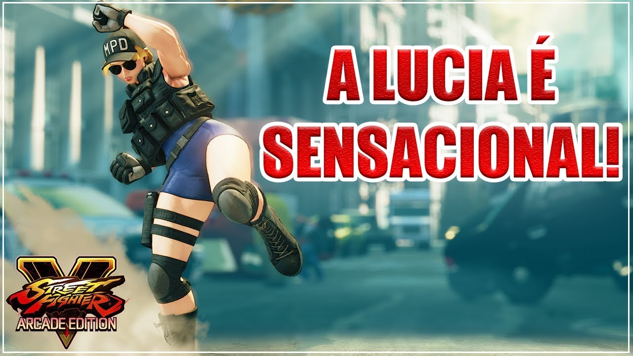 MINHA NOVA MAIN?! ► LUCIA em partidas online no SFV!