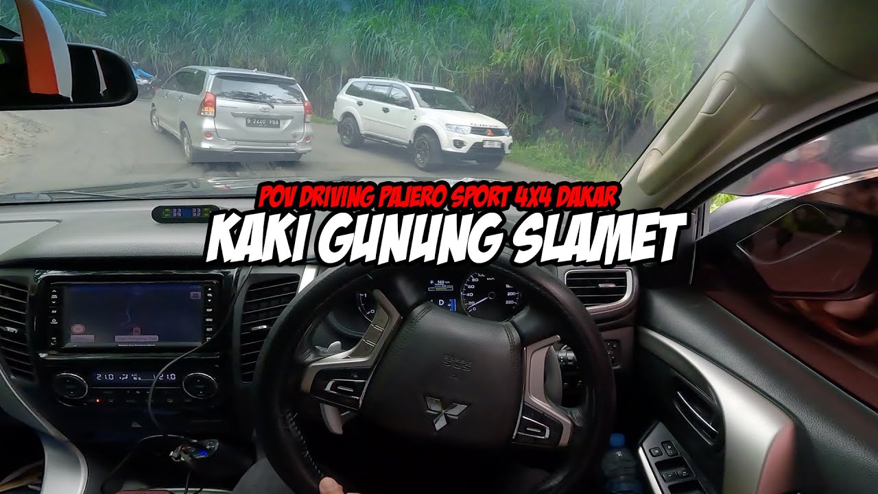POV Nyetir Di Kaki Gunung Slamet ⛰️ Pajero Sport 4x4 Dakar