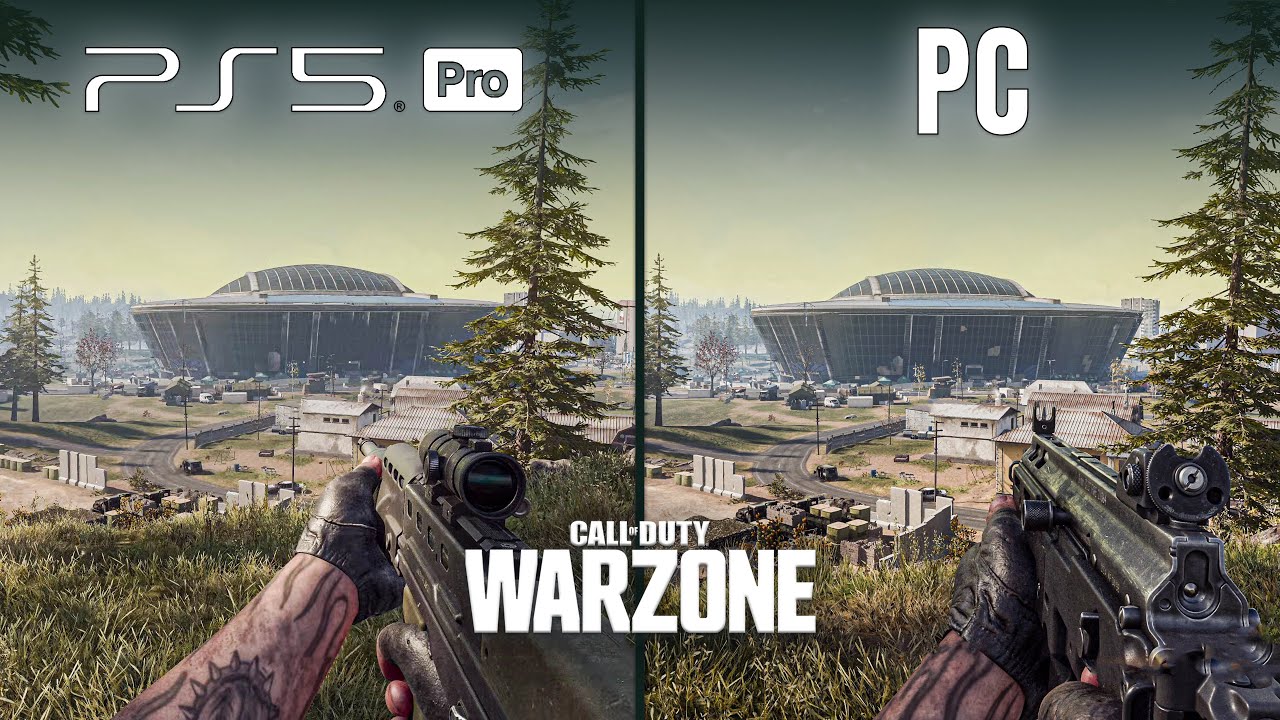 Warzone | PS5 Pro vs PC | Graphics Comparison