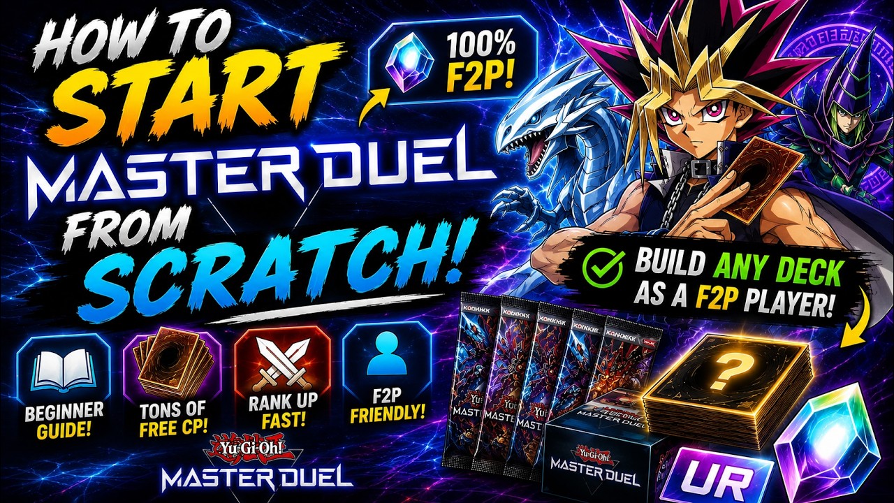 КАК НАЧАТЬ ИГРАТЬ В MASTER DUEL С НУЛЯ! | Собираем ЛЮБУЮ колоду без вложений | Yu-Gi-Oh! Master Duel