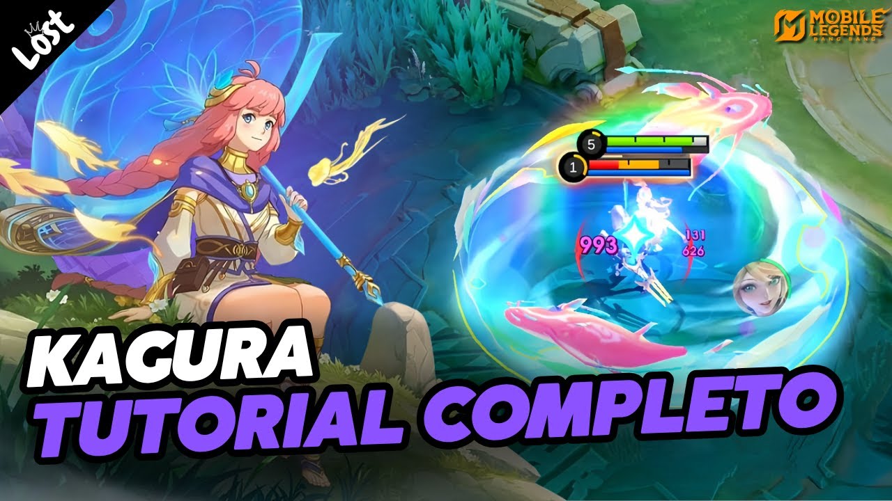 TURORIAL COMO JOGAR DE KAGURA | BUILD, EMBLEMAS. COMBOS | Mobile Legends