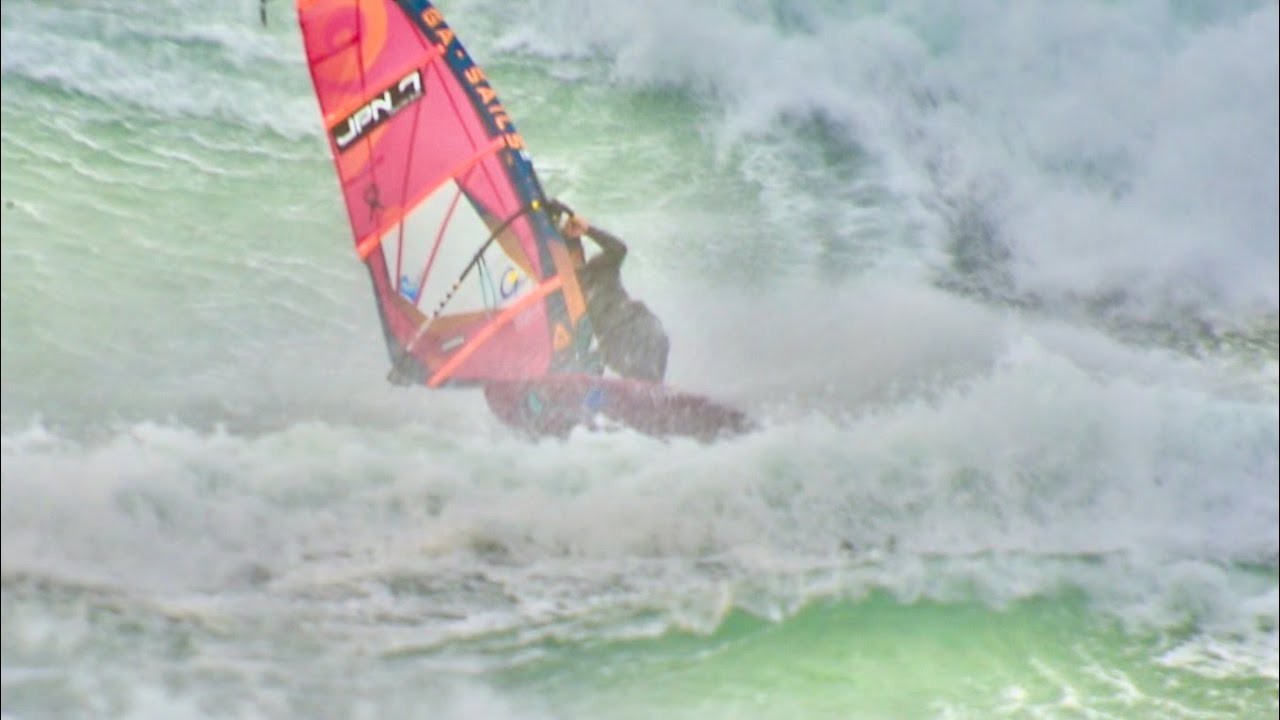 【Takuma Sugi】ウルトラ爆風（60knots Gust）デカ波 御前崎 フリーライド Part 2 ＠第 25 回 ウインドサーフィン全日本ウェイブ選手権 2026 Day 3