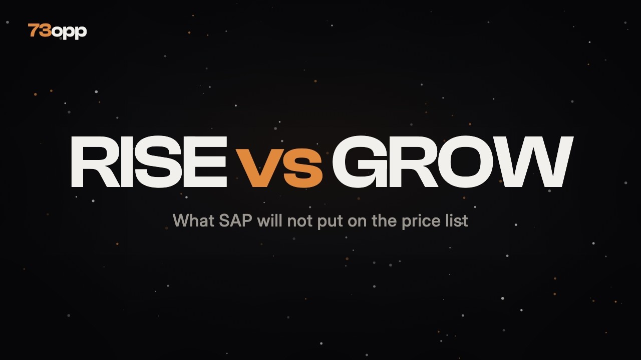 RISE vs GROW with SAP: The 2026 Contract Decision, Side by Side