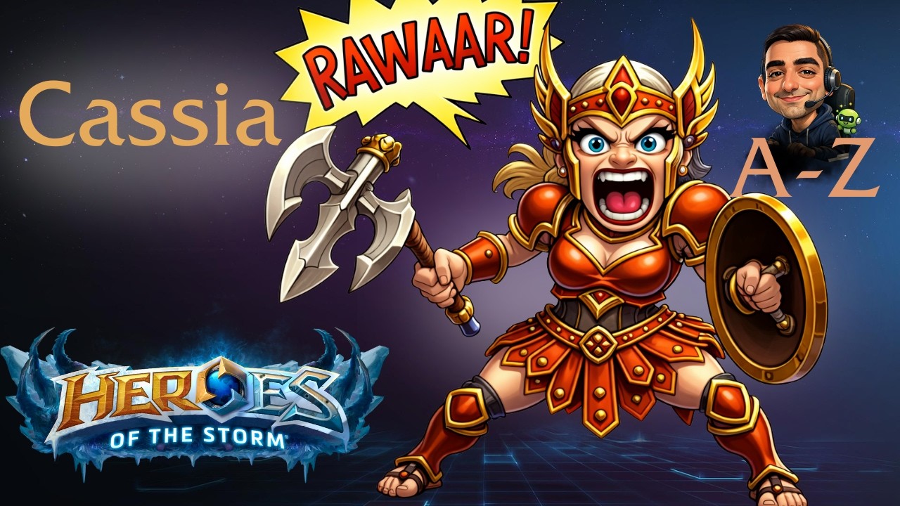 Heroes of the Storm de A-Z - CASSIA GAMEPLAY #12 (MAIN CASSIA?)