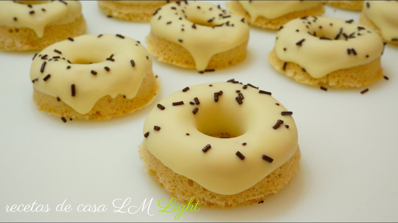 DONUT DE AVENA SIN AZÚCAR LISTOS EN 2 MINUTOS