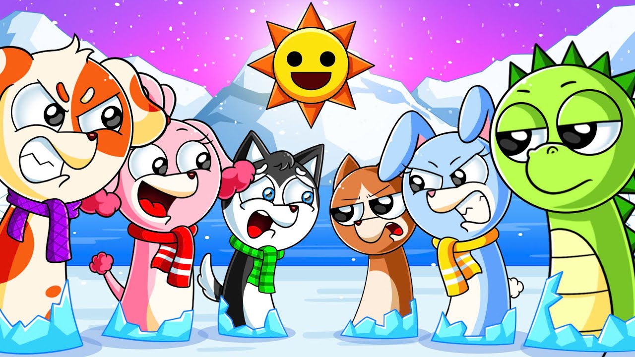 ⛄⚔️ ¡Duelo de nieve! Hoo Doo en una guerra de nieve épica 🎯⚡ | Animación en español